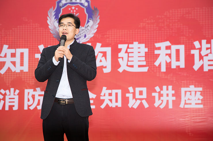 消防演練進校園，為新華學子撐好防護傘